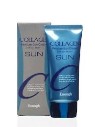 ENOUGH Солнцезащитный крем увлажняющий с коллагеном - Collagen sun cream SPF50+/PA+++, 50г