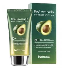 FarmStay Солнцезащитный крем с авокадо питательный Real Avocado Essential Sun Cream SPF50+ PA++++