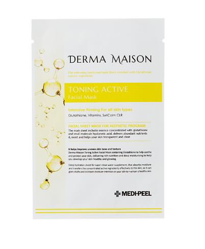 MEDI-PEEL Маска с витаминным комплексом Derma Maison Toning Active Facial Mask