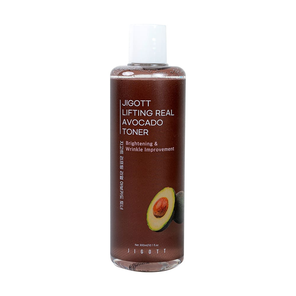 JIGOTT Тонер антивозрастной с экстрактом авокадо Lifting Real Avocado Toner, 300мл