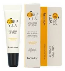 FarmStay Бальзам для губ с экстрактом юдзу Citrus Yuja Vitalizing Lip Balm