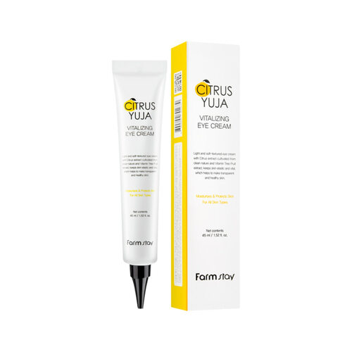 FarmStay Крем для век с экстрактом юдзу - Citrus yuja vitalizing eye cream, 45мл