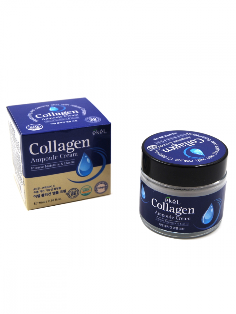 EKEL Крем для лица ампульный с коллагеном Collagen Ampule Cream