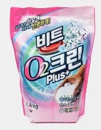 LION Кислородный отбеливатель Clean Plus, 1,4 кг (мягкая упаковка)