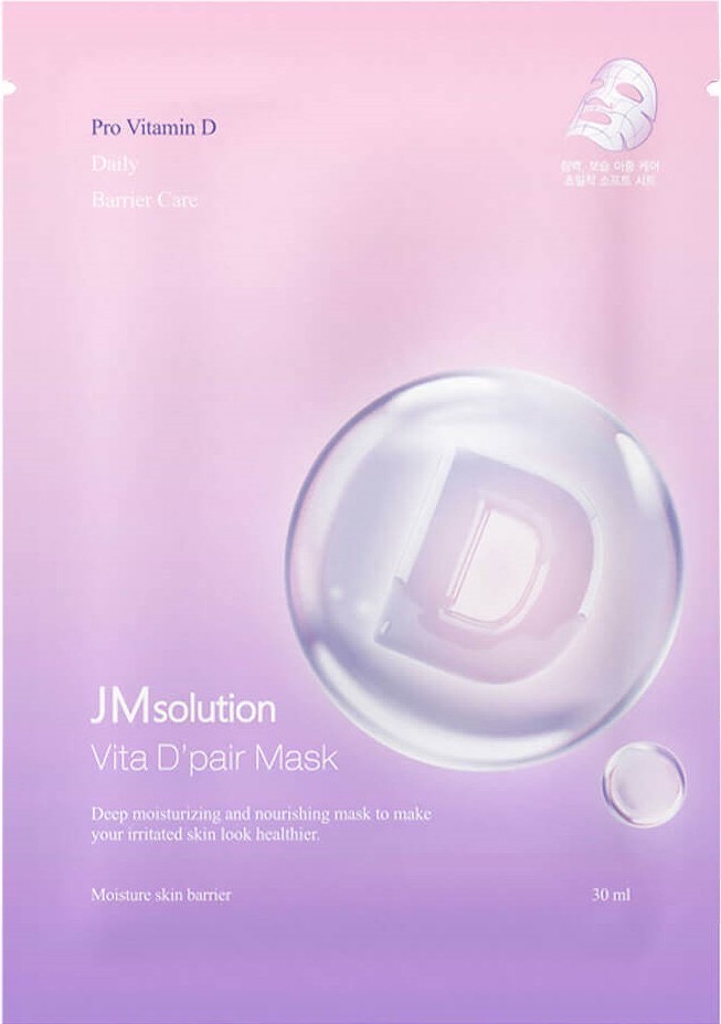 JMsolution Маска тканевая оздоравливающая с провитамином D Vita D'pair Mask