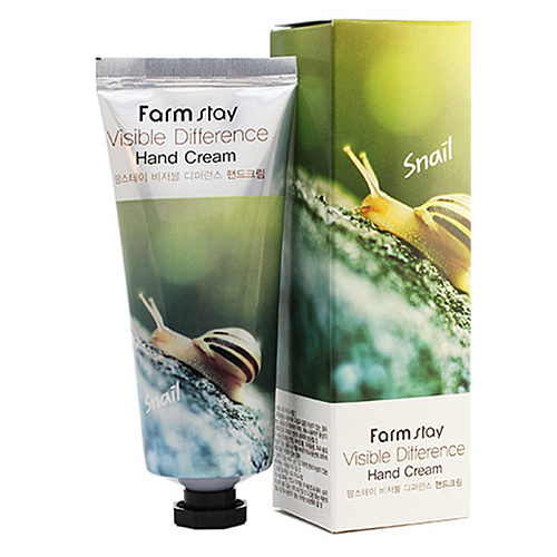 FarmStay Крем для рук с улиткой Snail Visible Difference Hand Cream