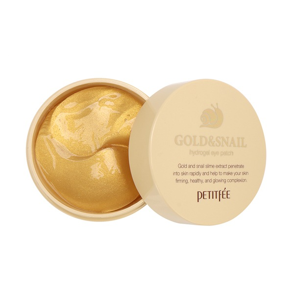 PETITFEE Гидрогелевые патчи д/глаз c золотом и улиткой Gold & Snail Eye Patch