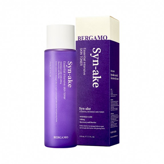Bergamo Тонер антивозрастной с пептидами змеиного яда Syn-ake Essential Toner