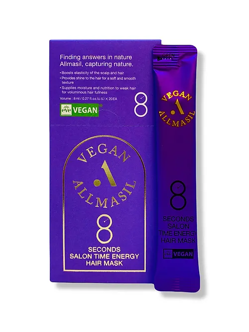 AllMasil Питательная маска для волос Vegan 8 Seconds Salon Time Energy Mask, 8 мл