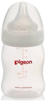 Бутылочка PIGEON Перистальтик Плюс, с широким горлом, полипропилен, 160 мл