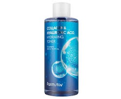 FarmStay Увлажняющий тонер Collagen & Hyaluronic Acid Hydrating Toner