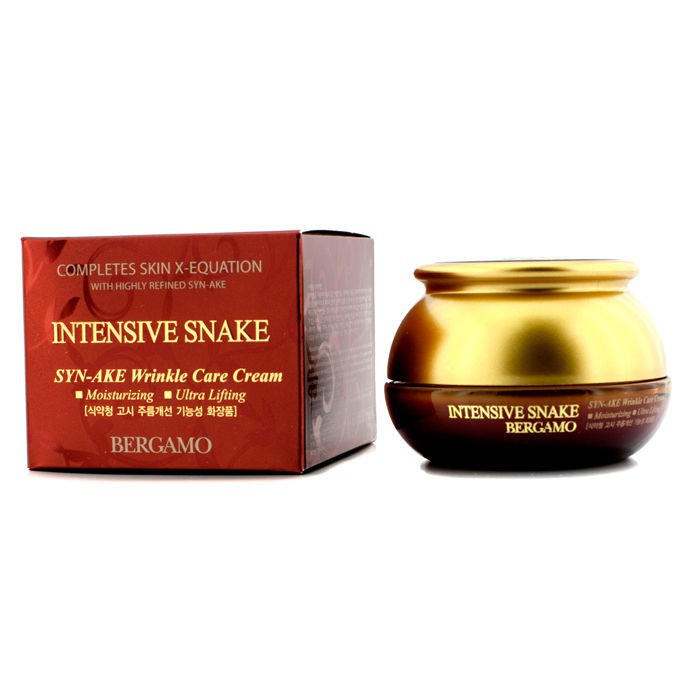 Bergamo Крем для лица с экстрактом змеиного яда Intensive Snake Synake Wrinkle, 50 мл