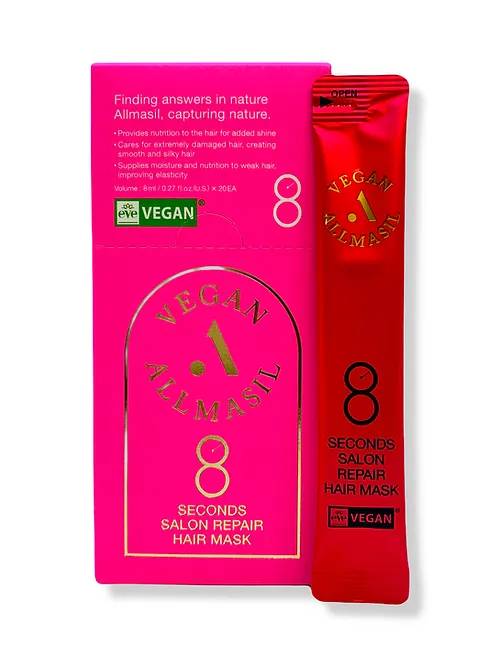 AllMasil Восстанавливающая маска Vegan 8 Seconds Salon Repair Hair Mask, 8 мл