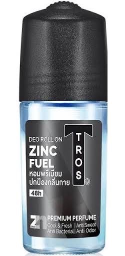 TROS Дезодорант Роликовый Roll On Fuel Zinc 45ml