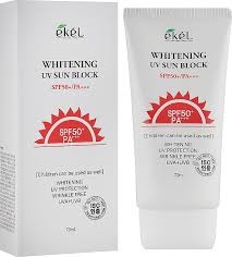 EKEL Солнцезащитный осветляющий крем Whitening UV Sun Block