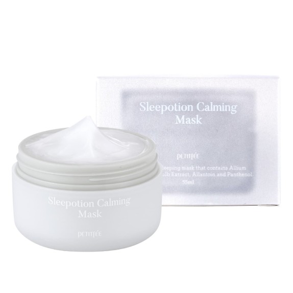 PETITFEE Успокаивающая ночная маска с аллантоином и центеллой азиатской Sleepotion Calming Mask, 55мл