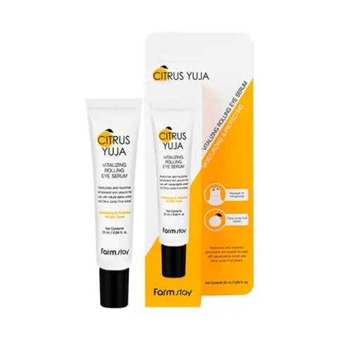 FarmStay Сыворотка для кожи цитрусовая Citrus Yuja Rolling Eye Serum