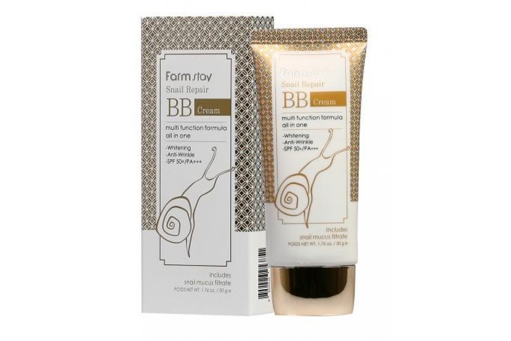 FarmStay BB крем с экстрактом улитки Snail repair BB Cream
