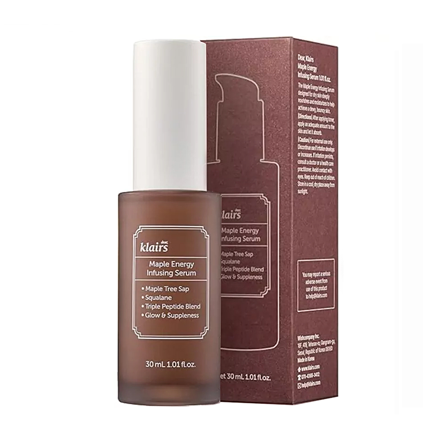 DEAR KLAIRS Сыворотка питательная с кленовым соком Maple Energy Infusing Serum, 30 мл