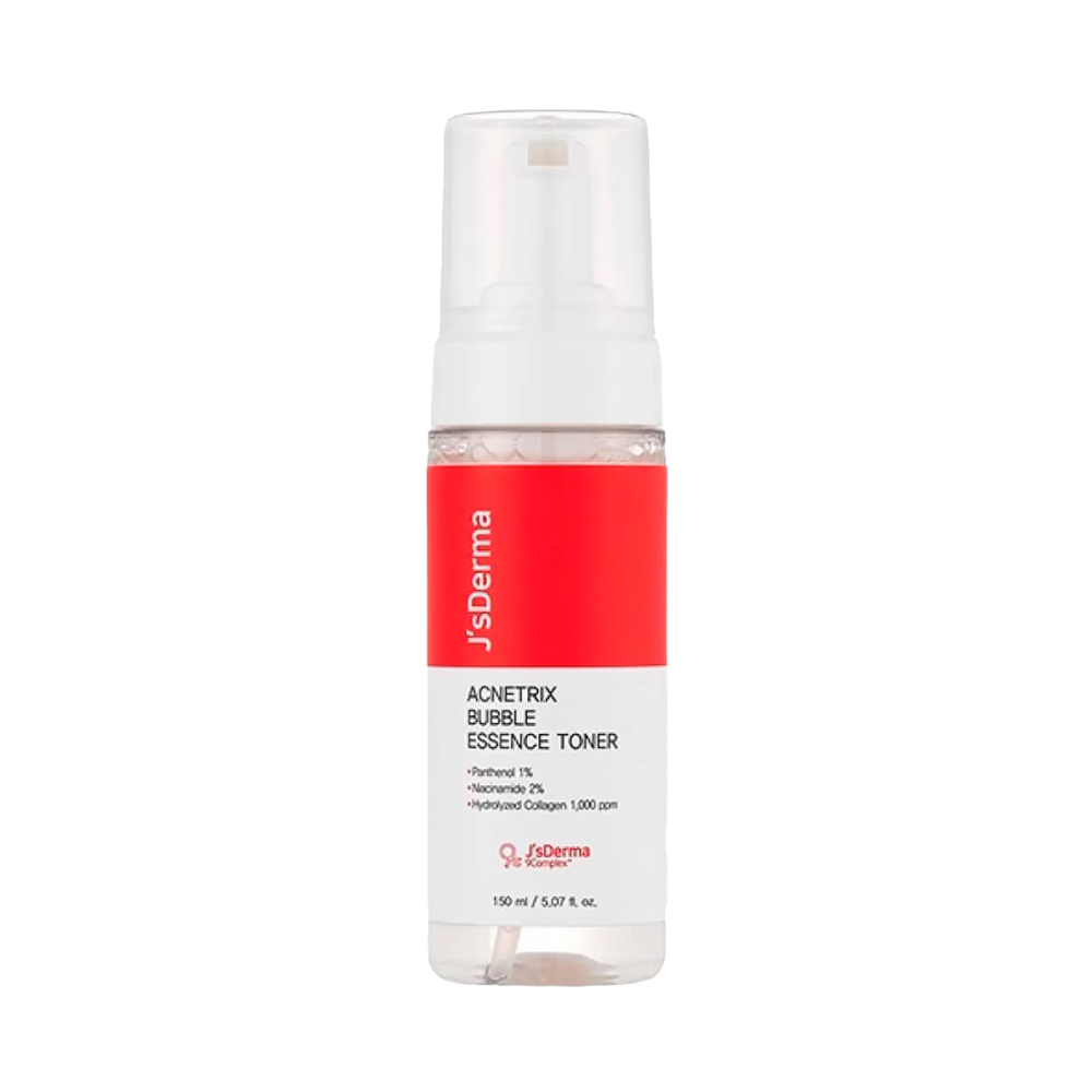 JsDERMA Acnetrix Bubble Essence Toner Тонер-эссенция с пантенолом и ниацинамидом, 150мл