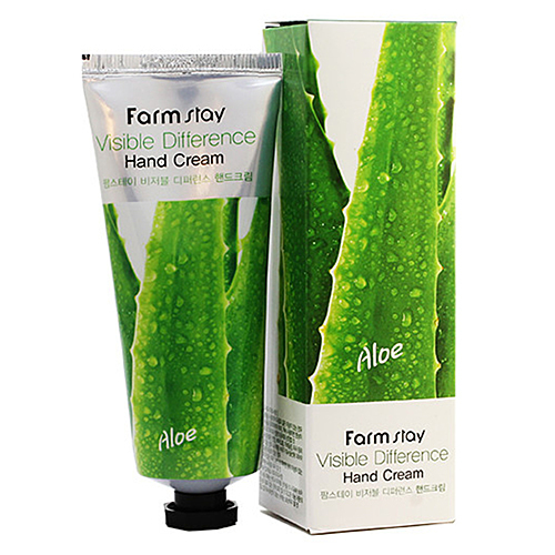 FarmStay Крем для рук с алоэ AloeVera Visible Difference Hand Cream
