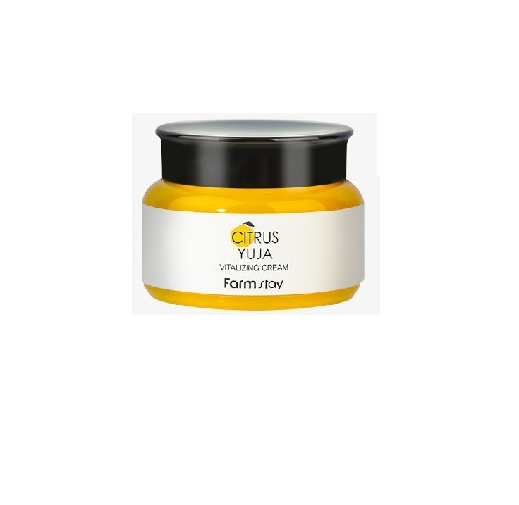 FarmStay Крем для лица выравнивающий тон с юдзу Citrus Yuja Vitalizing Cream