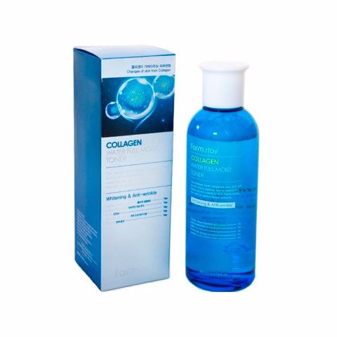 FarmStay Тонер увлажняющий с коллагеном Collagen Water Full Moist Toner 200 мл.