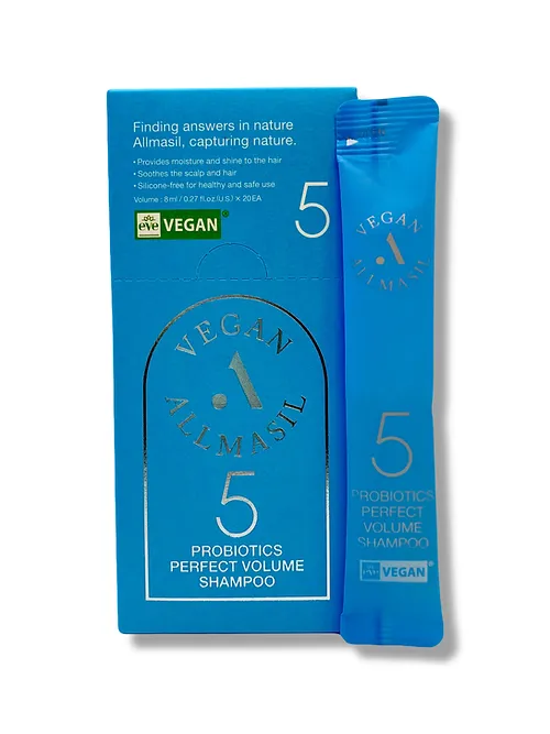 AllMasil Шампунь для объёма волос Vegan 5 Probiotics Volume Shampoo, 8 мл