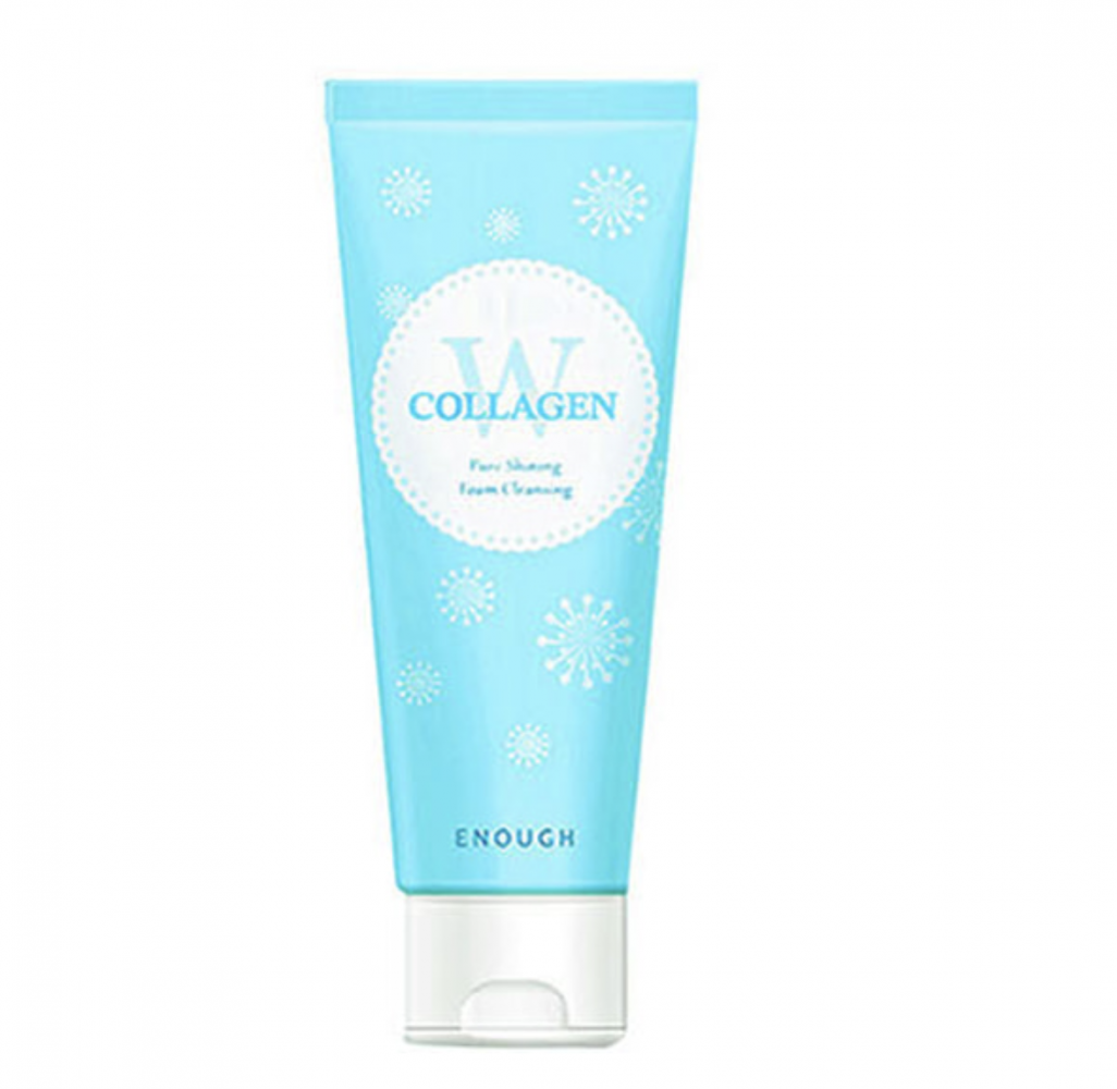 ENOUGH Пенка очищающая с морским коллагеном - W Сollagen pure shining foam cleansing, 100г