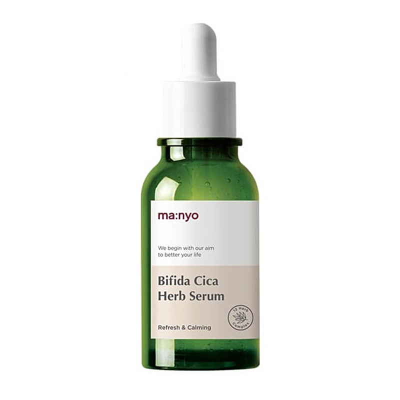 MANYO FACTORY Сыворотка успокаивающая против воспалений Bifida Cica Herb Serum, 50мл