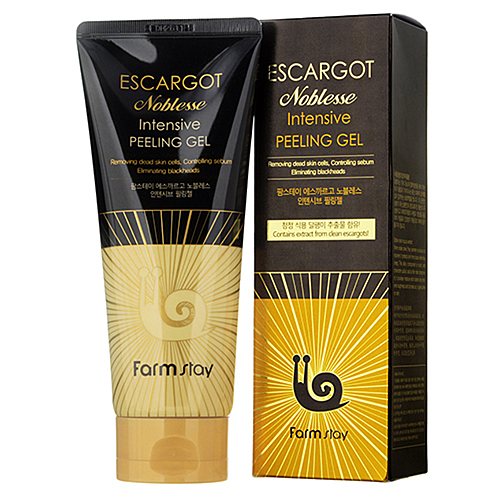 FarmStay Гель-пилинг с муцином королевской улитки - Escargot noblesse intensive peeling gel, 180мл