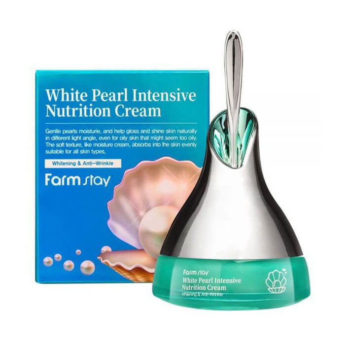 FarmStay Крем для лица интенсивный питательный с жемчугом White Pearl Intensive Nutrition Cream, 50 мл