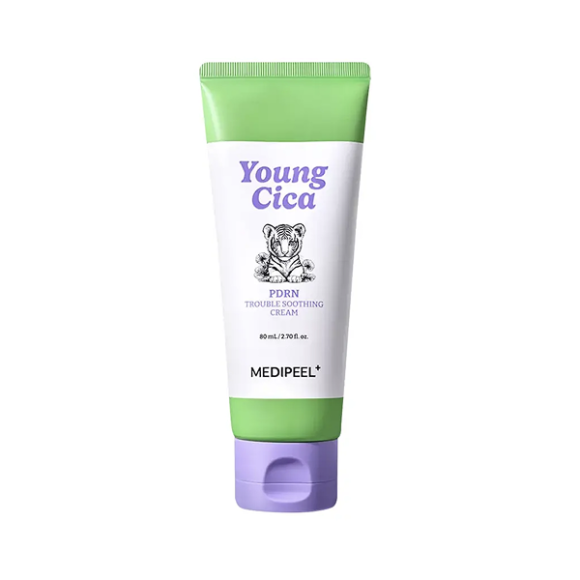 MEDI-PEEL Смягчающий крем для чувствительной кожи Young Cica PDRN Trouble Soothing Cream, 80 мл