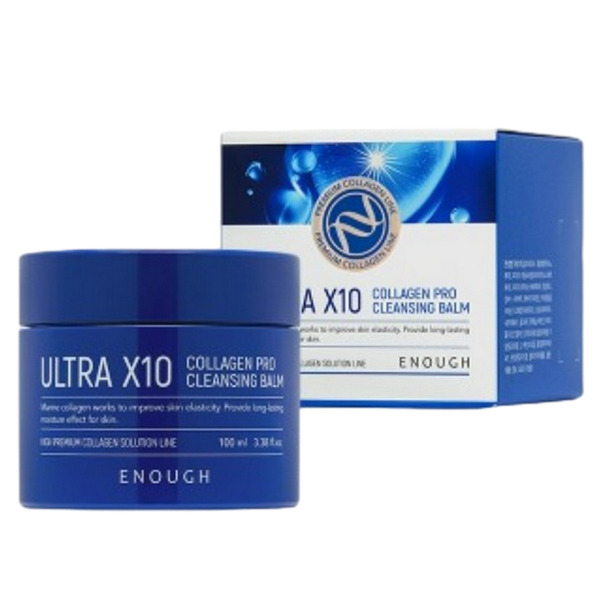 ENOUGH Бальзам очищающий с коллагеном ultra x10 collagen pro cleansing balm
