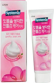 Lion Паста Зубная глубокой чистки Dentor Systema (для слабых дёсен),  120 г