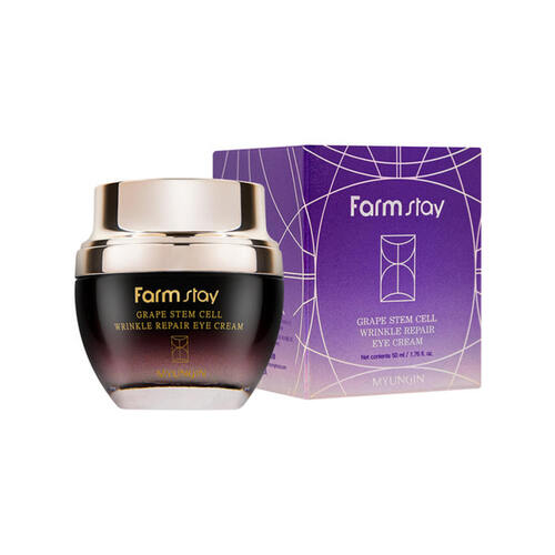 FarmStay Крем для век с фитостволовыми клетками винограда - Grape stem wrinkle repair