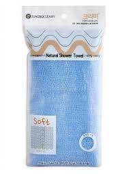 SUNG BO CLEAMY Мочалка для душа Eco Corn Shower Towel,    1 шт, 250 мм х 1000 мм
