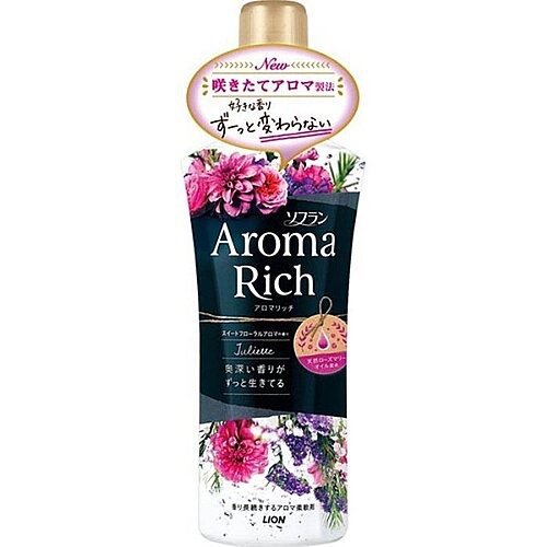 LION Кондиционер смягчающий с ароматом белых цветов - Soflan aroma rich juliette, 520мл