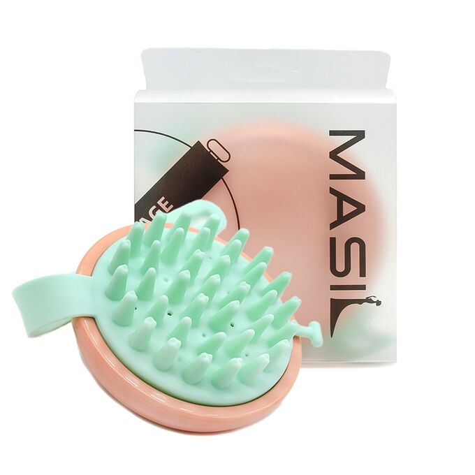 Masil Щетка массажная для головы - Head cleaning massage brush, 70г