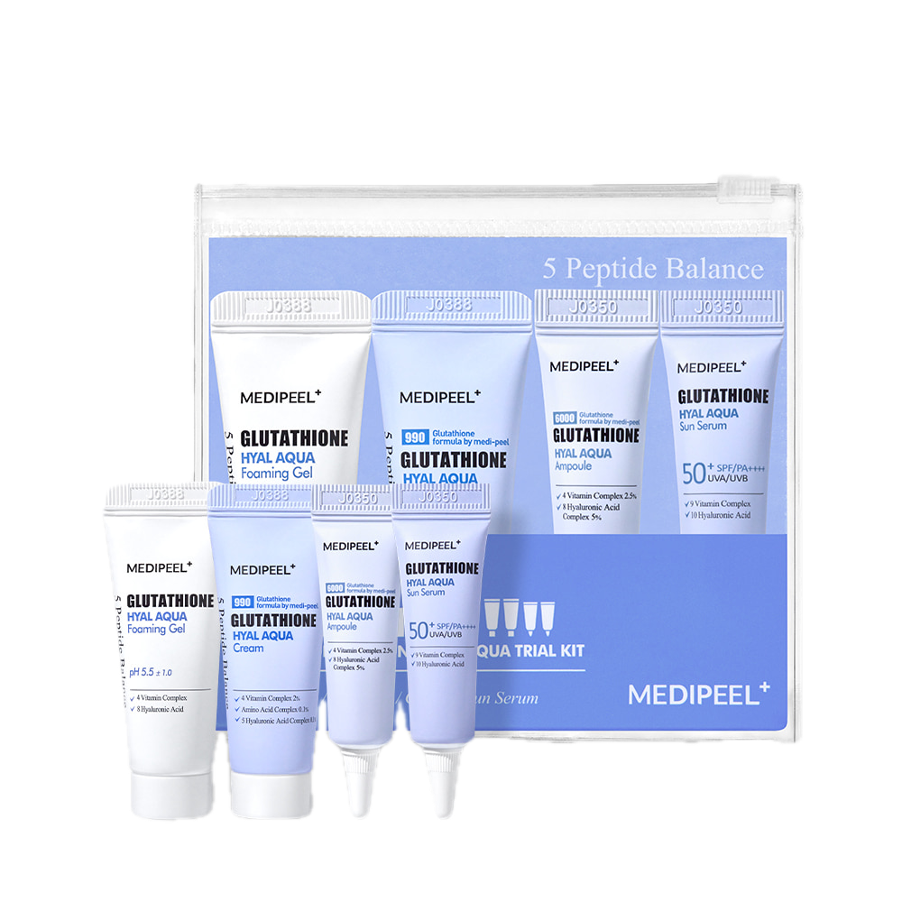 MEDI-PEEL Набор миниатюр с глутатионом Glutathione Hyal Aqua Trial Kit (15ml+15g+4ml*2ea)