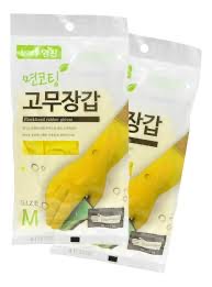 Myungjin Перчатки латексные хозяйственные размер M - Rubber glove mymy mini, 1пара