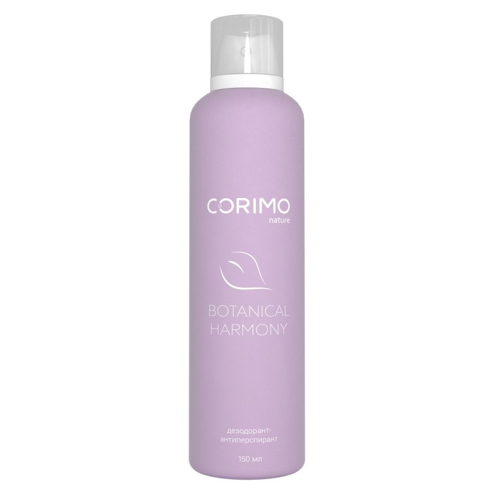 CORIMO Дезодорант-антиперспирант BOTANICAL HARMONY защита 24 часа, 150 мл