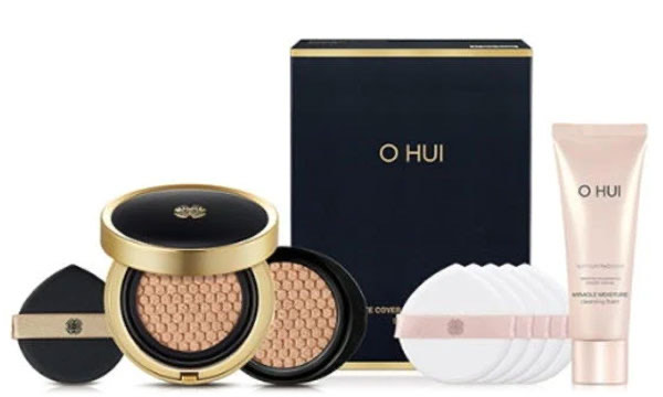 O HUI Антивозрастной Кушон тон 01 SPF 50+PA+++ ultimate cover cushion satin finish