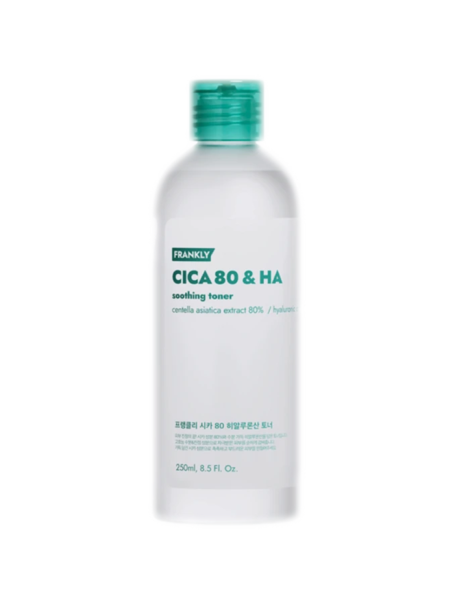 FRANKLY Успокаивающий тонер  с экстрактом центеллы азиатской Cica 80% & HA Soothing Toner, 260 мл